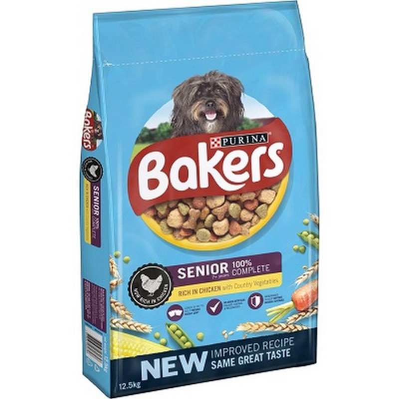 Bakers Complete Senior Dog with Chicken & Veg 12.5kg