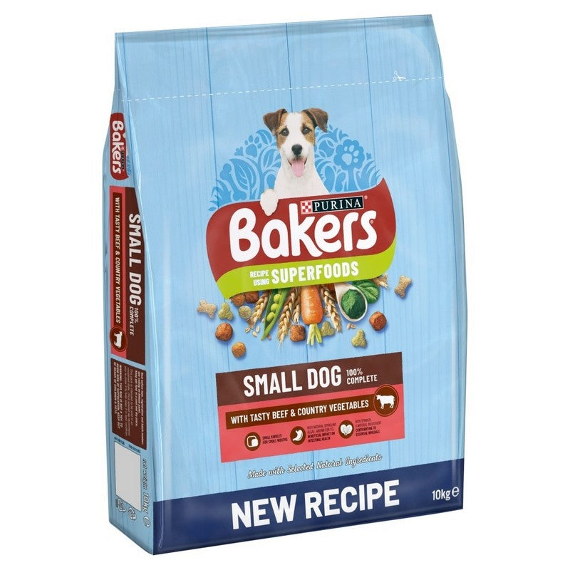 Bakers Complete Small Dog with Beef & Veg 10kg