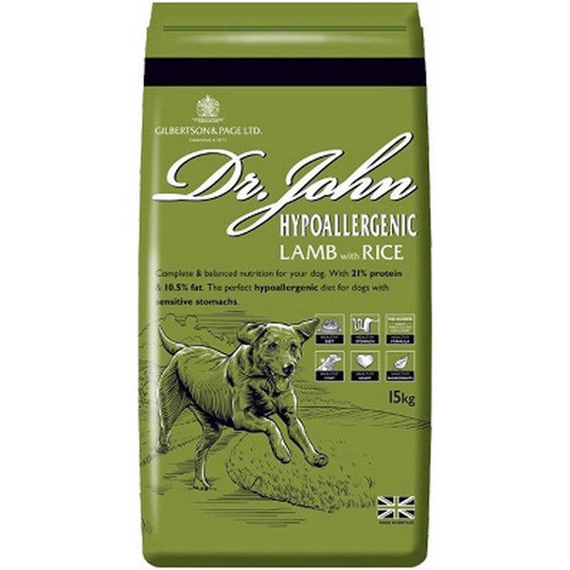 Dr Johns Hypoallergenic Lamb with Rice 12.5kg