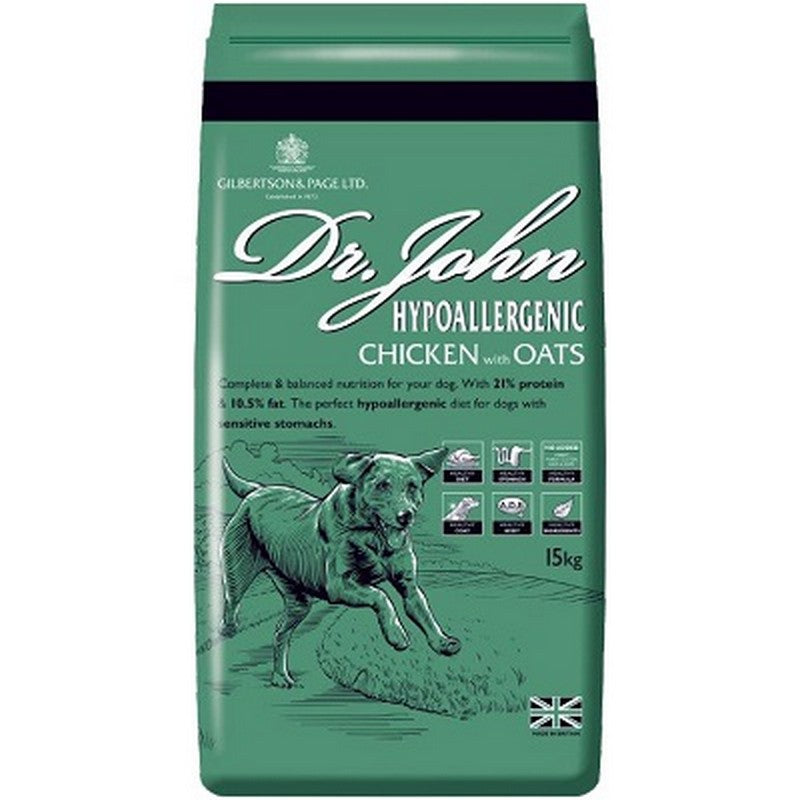 Dr John Hypoallergenic Chicken & Oats 12.5kg