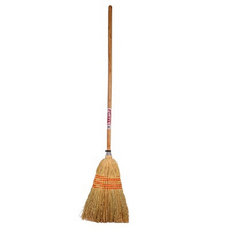 Red Gorilla Corn Broom Natural Handle Large