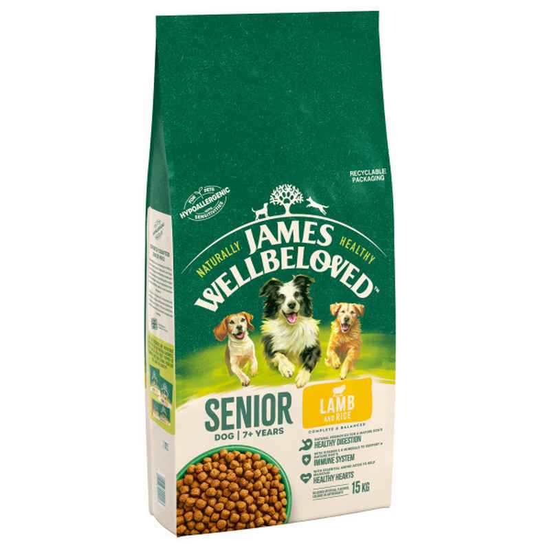 James Wellbeloved Senior Lamb & Rice 15kg