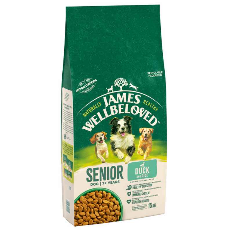 James Wellbeloved Senior Duck & Rice 15kg