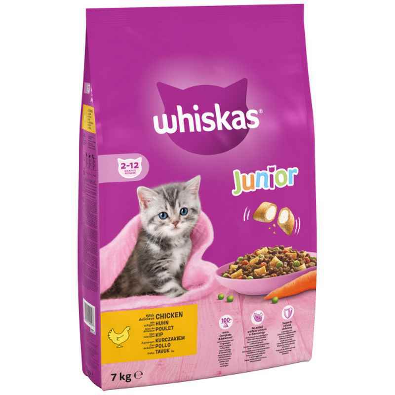 Whiskas Dry 2-12 Mth Kitten Chicken 7 kg