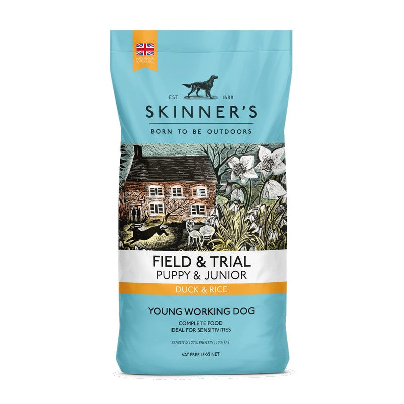 Skinners Field & Trial Puppy/Junior Duck & Rice 15kg