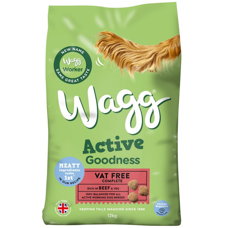 Wagg Active Goodness Beef & Veg 12kg
