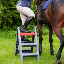 Load image into Gallery viewer, Red Gorilla Step Up Mounting Block &amp; Step Ladder
