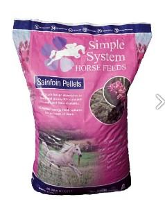 Simple System Sainfoin Pellets 20Kg