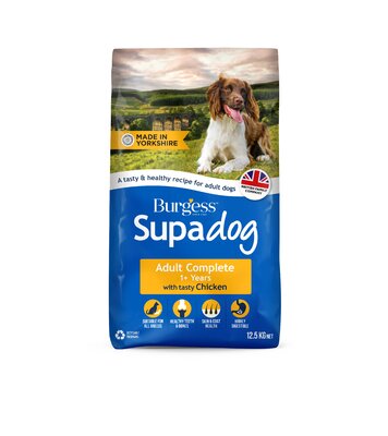 Burgess Supadog Adult Dog with Tasty Chicken 12.5kg